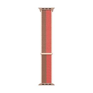 Open Box - Apple -  Watch 41mm Pink Pomelo/Tan Sport Loop Pink/Tan